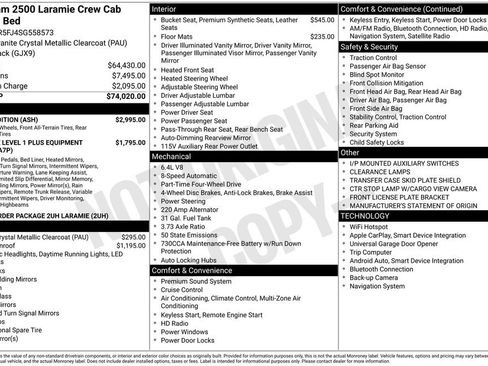 Used 2025 RAM 2500 Laramie w/ Night Edition image 12