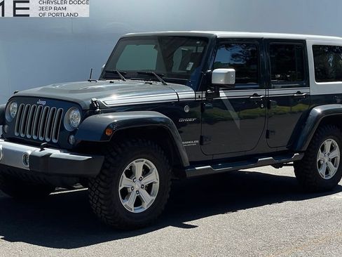 Used 2017 Jeep Wrangler Unlimited Sahara w/ Quick Order Package 24E Chief AWD/4WD image 1