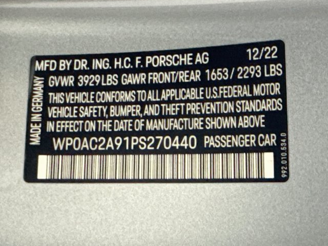 Certified 2023 Porsche 911 GT3 RWD image 24