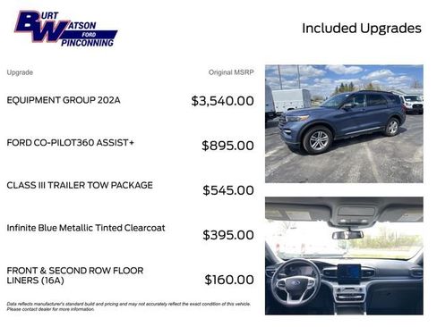 Used 2021 Ford Explorer XLT w/ Equipment Group 202A AWD/4WD image 3