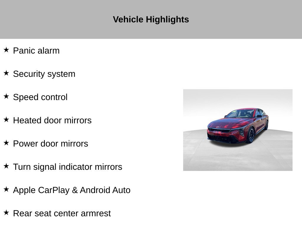 Certified 2025 Kia K4 GT-Line FWD image 46