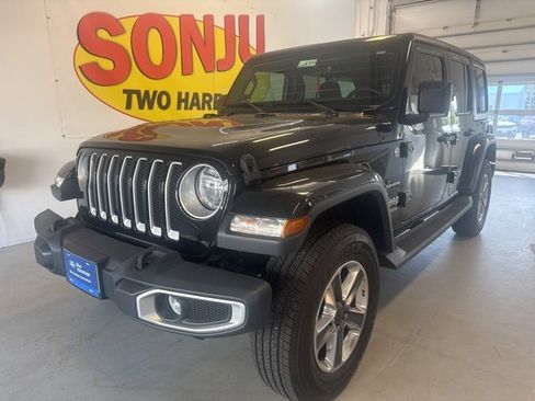 Used 2020 Jeep Wrangler Unlimited Sahara w/ Uconnect 4C Nav & Sound Group image 1