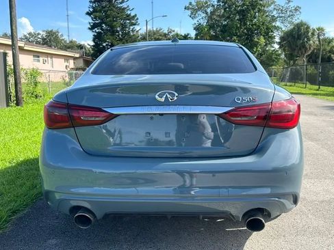 Used 2021 INFINITI Q50 Red Sport 400 w/ Carbon Fiber Package RWD image 5