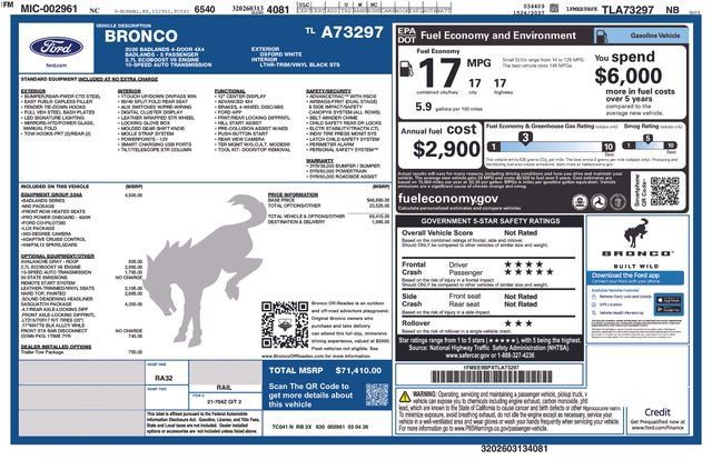 New 2026 Ford Bronco Badlands AWD/4WD image 27