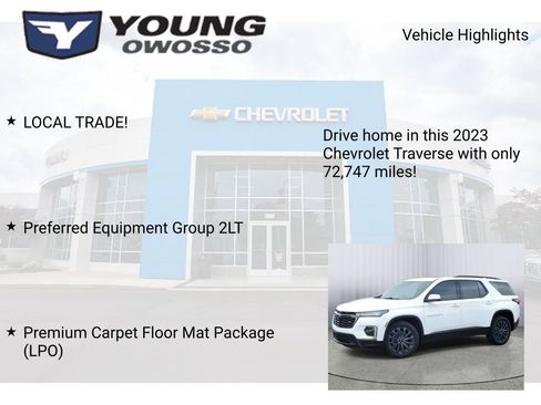 Certified 2023 Chevrolet Traverse RS AWD/4WD image 7
