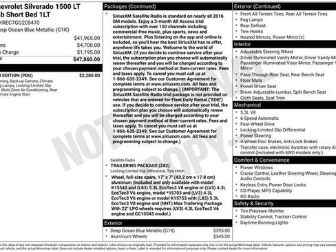 Used 2016 Chevrolet Silverado 1500 LT w/ All Star Edition image 6