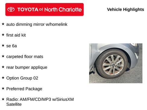 Used 2014 Hyundai Elantra SE w/ Option Group 02 FWD image 5