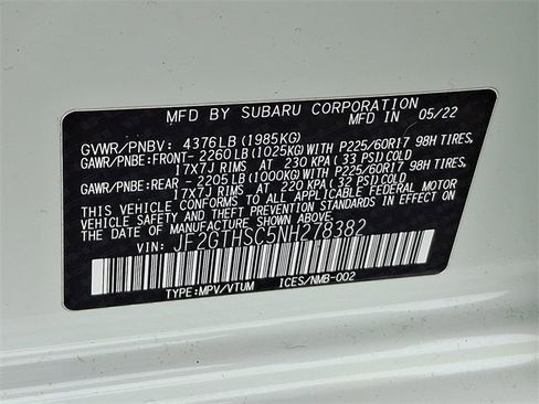 Used 2022 Subaru Crosstrek 2.5i Sport w/ Moonroof Package image 27