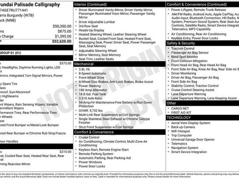 Used 2024 Hyundai Palisade Calligraphy image 2