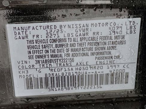 New 2026 Nissan Sentra S w/ S Cold Weather Package image 20