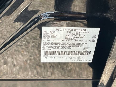 Certified 2022 Ford Maverick Lariat FWD image 39