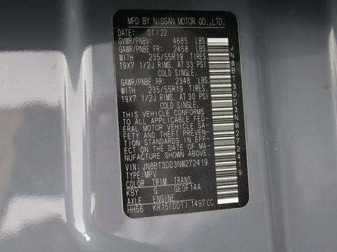 Used 2022 Nissan Rogue Platinum w/ Head-Up Display Package image 30