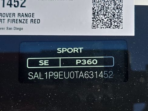 New 2026 Land Rover Range Rover Sport SE AWD/4WD image 37