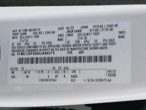 Used 2022 Ford Escape S image 29