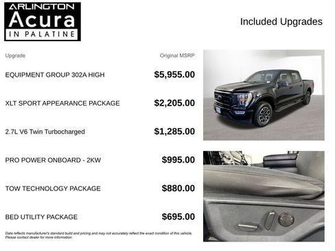 Used 2022 Ford F150 XLT w/ Equipment Group 302A High image 4