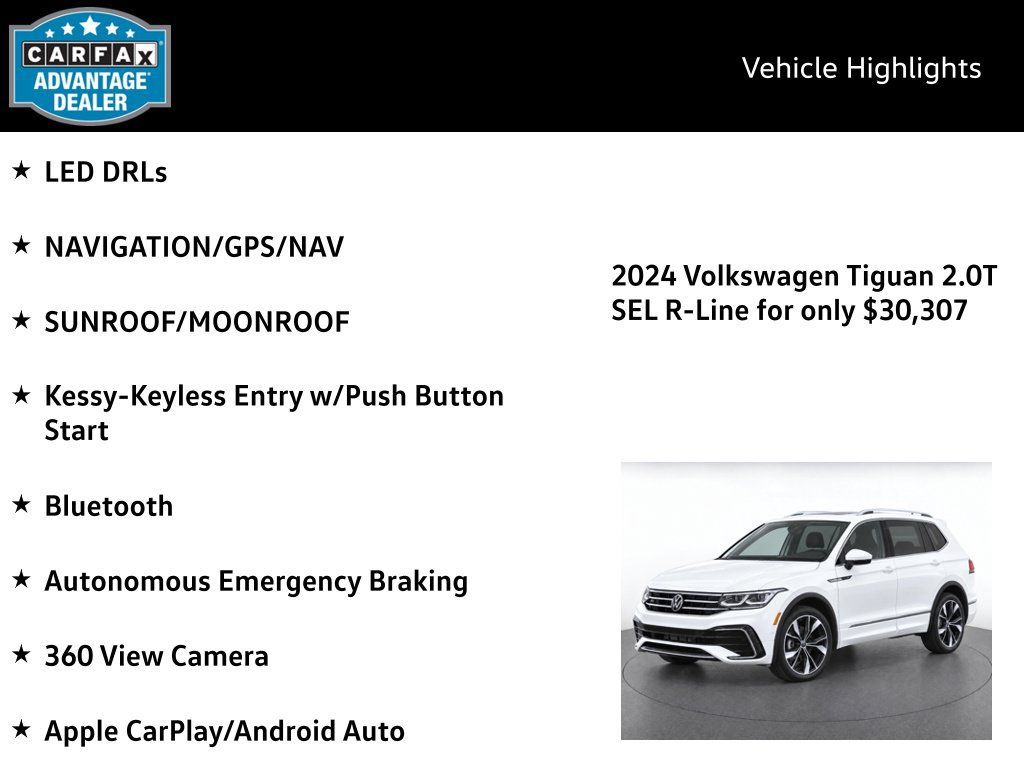 Certified 2024 Volkswagen Tiguan SEL R-Line AWD/4WD image 4