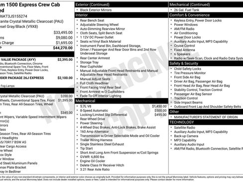 Used 2018 RAM 1500 Express w/ Express Value Package RWD image 9