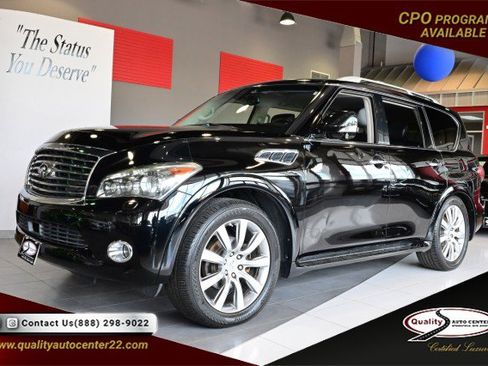 Used 2012 INFINITI QX56 4WD w/ Deluxe Touring Pkg image 1