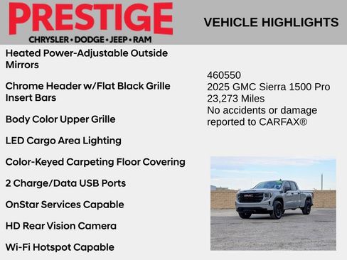 Used 2025 GMC Sierra 1500 Pro w/ Graphite Edition RWD image 6