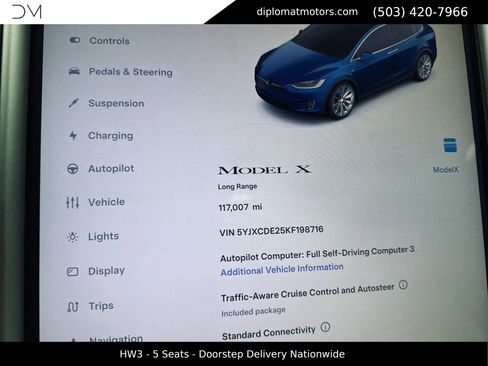 Used 2019 Tesla Model X Long Range AWD/4WD image 34