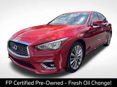 Used 2022 INFINITI Q50 Luxe w/ Cargo Package AWD/4WD image 7