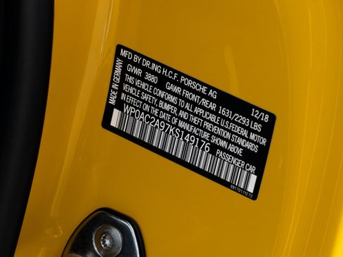 Used 2019 Porsche 911 GT3 RWD image 37
