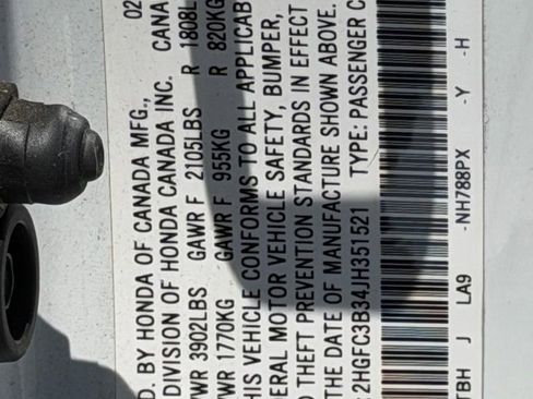 Used 2018 Honda Civic EX-T image 24