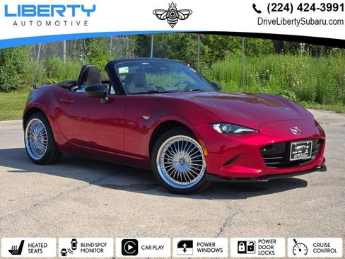 Used 2024 MAZDA MX-5 Miata Club w/ Interior Package RWD image 1