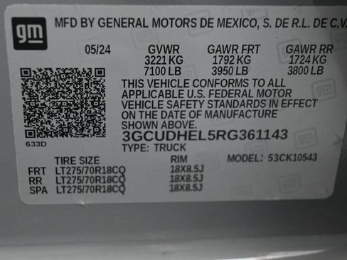 Used 2024 Chevrolet Silverado 1500 ZR2 w/ Technology Package AWD/4WD image 48