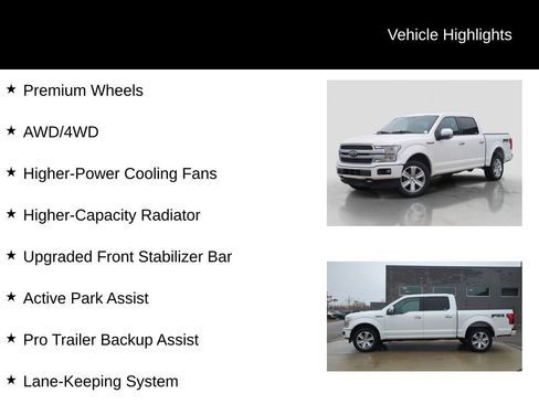 Used 2018 Ford F150 Platinum w/ Technology Package image 16