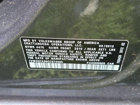 Used 2012 Volkswagen Passat 2.5 SEL FWD image 35