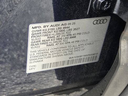 Used 2025 Audi SQ7 Prestige AWD/4WD image 33