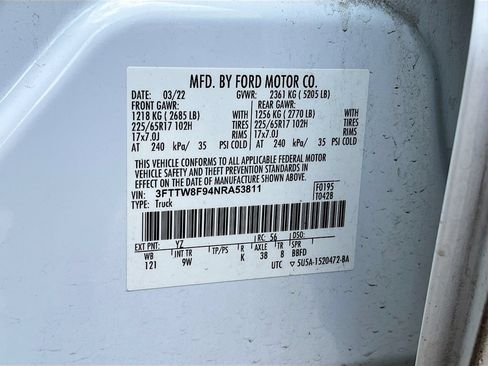 Used 2022 Ford Maverick XL w/ Equipment Group 100A Standard AWD/4WD image 29