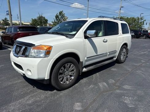 Used 2015 Nissan Armada Platinum w/ 2nd Row Captain Seat Package AWD/4WD image 10