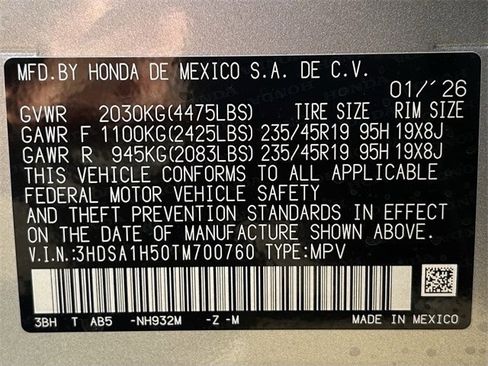 New 2026 Acura ADX A-Spec image 37