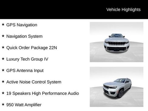 Used 2022 Jeep Grand Cherokee L Overland w/ Luxury Tech Group IV image 13