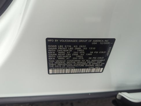 New 2026 Volkswagen Atlas Cross Sport SE image 24