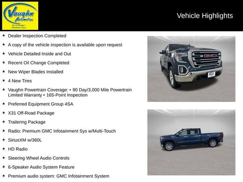 Used 2020 GMC Sierra 1500 SLT w/ X31 Off-Road Package AWD/4WD image 2