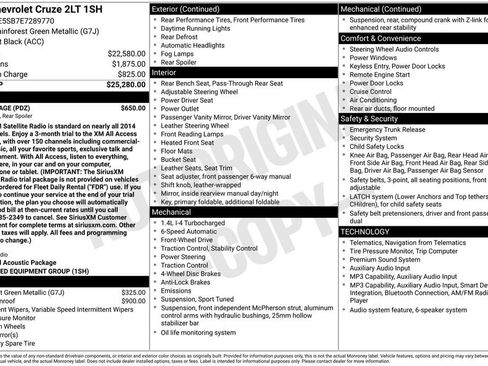 Used 2014 Chevrolet Cruze LT w/ RS Package FWD image 19