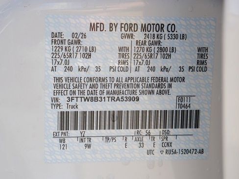 New 2026 Ford Maverick XL w/ Equipment Group 101A AWD/4WD image 39