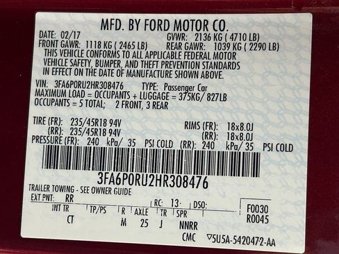 Used 2017 Ford Fusion Titanium image 37