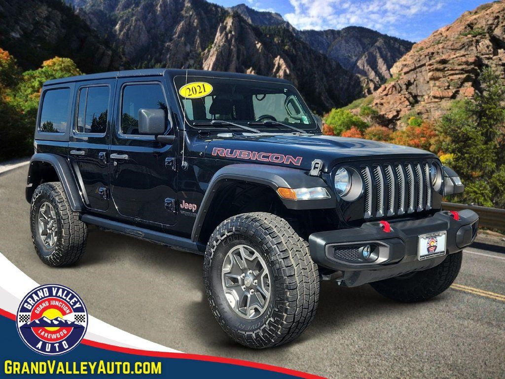 Used 2021 Jeep Wrangler Unlimited Rubicon AWD/4WD image 1