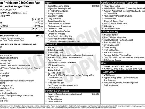 Used 2025 RAM ProMaster 2500 w/ Convenience Group image 7