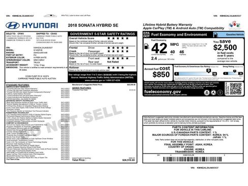 Used 2018 Hyundai Sonata SE FWD image 2