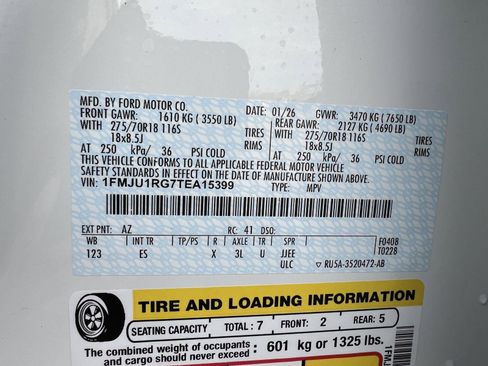 New 2026 Ford Expedition Tremor image 68