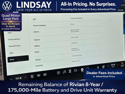 Used 2022 Rivian R1S Launch Edition AWD/4WD image 26
