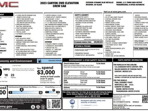 Used 2023 GMC Canyon Elevation w/ Convenience Package RWD image 37
