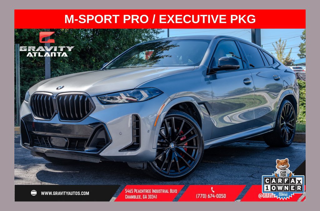 Used 2024 BMW X6 xDrive40i w/ Executive Package AWD/4WD image 1