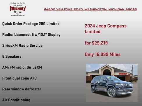 Used 2024 Jeep Compass Limited AWD/4WD image 5