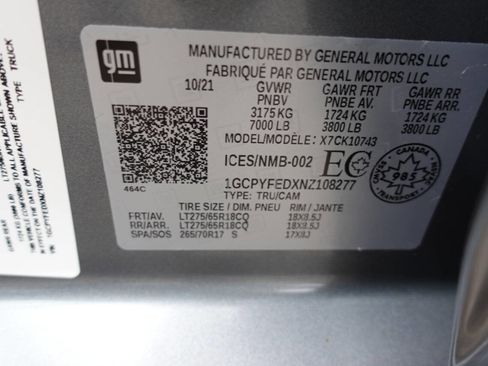 Used 2022 Chevrolet Silverado 1500 LT Trail Boss w/ Convenience Package II image 21